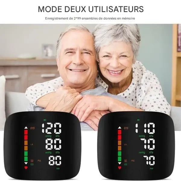 Vitalys : Tensiomètre de poignet tactile rechargeable